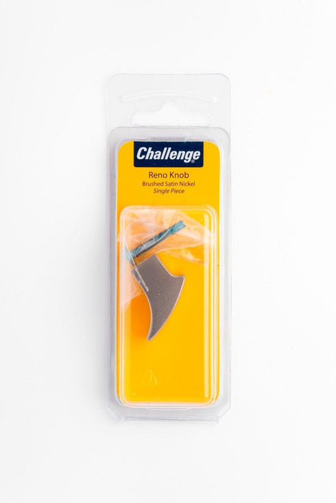 Satin Nickel Knob - Challenge Brushed Reno Style FS40733