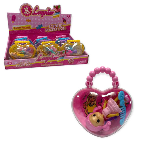 Heart Case Doll - Assorted Pocket Doll in Heart Case HU1412