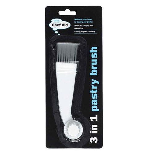 Pastry Brush Set - CHEF AID 3 IN 1 10E01377 Perfect for Baking