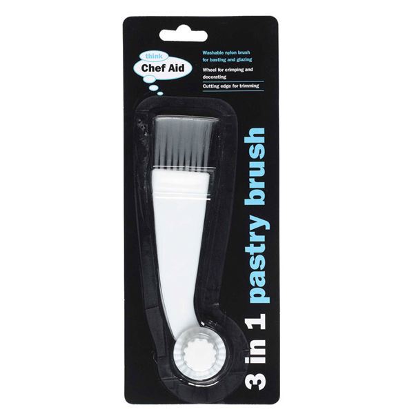 Pastry Brush Set - CHEF AID 3 IN 1 10E01377 Perfect for Baking