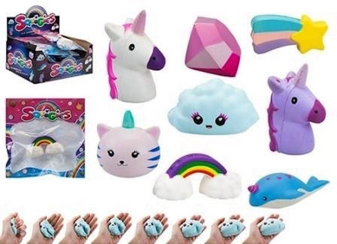 SQUIGIES SHOOTING STAR TOY ANIMALS YOU LOVE TO SQUEEZE. PI549108A