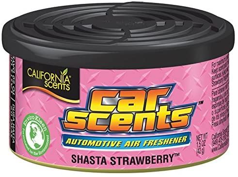 Shasta Strawberry Air Freshener - California Scents Car 42g