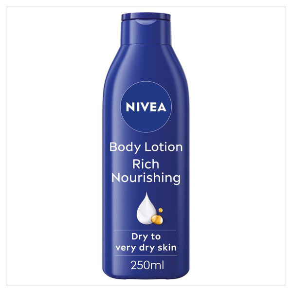 NIVEA RICH NOURISHING SMOOTH BODY LOTION FOR DRY SKIN 250ML. KD35307