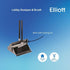 Lobby Dustpan Set - ELLIOTTS with Self-Closing Lid & Long Handle