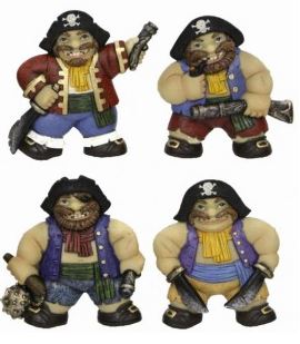 Pirate Magnet Set - 4 Assorted Designs for Fridge Decor | TY7245