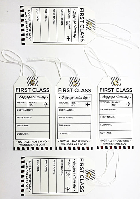 5 CRAFTING TAG FIRST CLASS. CR0577