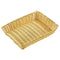ZODIAC POLY RATTAN RECTANGULAR BASKET 20CM X 30CM X 6CM. RB10