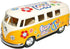 VW CAMPERVAN PEACE LOVE 1:32 SCALE DIECAST TOY CAR. TY4226