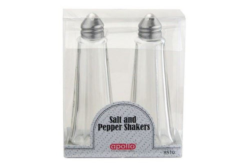 Lighthouse Salt Pepper Shakers - APOLLO Glass Set AP8510