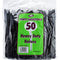 Heavy Duty Plastic Knives - Black, 50 Pack PPS95022