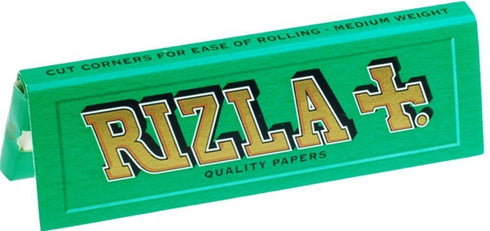 RIZLA Green Regular 100 Packs - Premium Rolling Papers