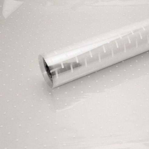 WHITE DOTS CELLOPHANE GIFT WRAP ROLL 80CM X 100M. FF2602