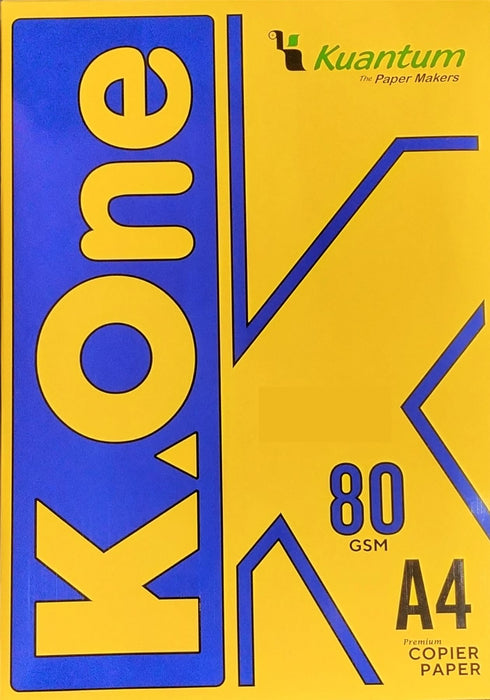K ONE A4 COPIER PAPER 500 SHEET 80 GSM. KD29245