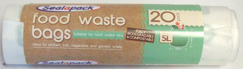 Compostable Waste Bags - SEALAPACK 20/Pack Biodegradable SAP052
