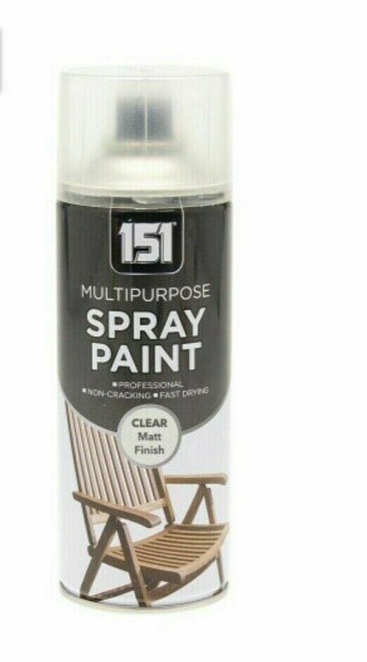 Matt Varnish Spray - 151 Clear Finish 400ml TAR057