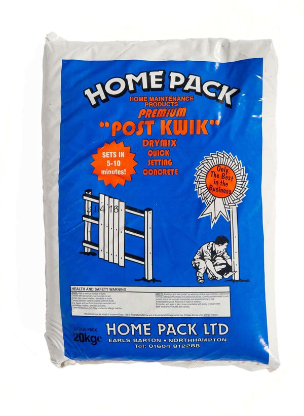HOMEPACK PREMIUM POST KWIK DRYMIX QUICK SETTING CONCRETE 20KG. HP165