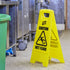 ROBERT SCOT WET FLOOR WARNING SIGN CLEANING IN PROGRESS SIGN. 101423