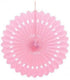 Baby Pink Fan Decoration 40cm - Unique Party Tissue Decor