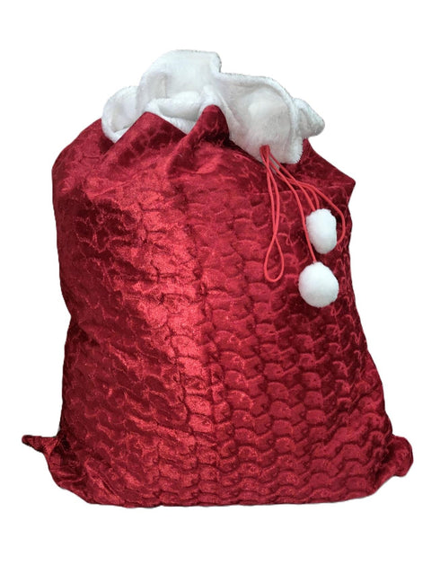 DELUXE GIANT CHRISTMAS / XMAS SANTA SACK 77CM X 60CM SGNT (I.E. STOCKING IDEAL PRE.... KSGNT