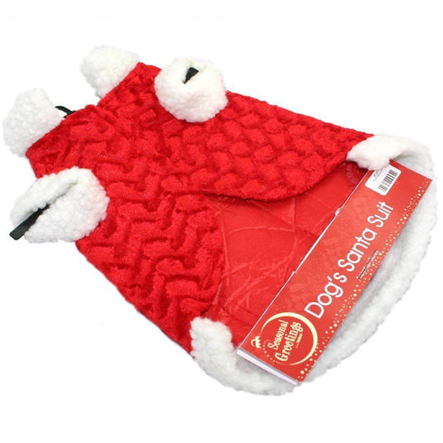 Santa Dog Costume - Christmas Dogs Santa Suit 9561