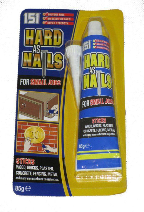 Small Jobs Adhesive - HARD AS NAILS 85G for Quick Fixes