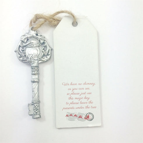 DELUXE FATHER CHRISTMAS SANTA MAGIC FRONT DOOR KEY NO CHIMNEY....NO PROBLEM XMN0634. XM1850