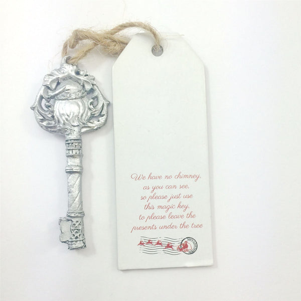 DELUXE FATHER CHRISTMAS SANTA MAGIC FRONT DOOR KEY NO CHIMNEY....NO PROBLEM XMN0634. XM1850