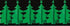 CHRISTMAS TREE GARLAND GREEN. 14526GREEN