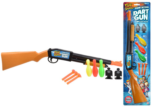 Pump Action Dart Gun - Fun Squad Soft Darts Playset TY0768