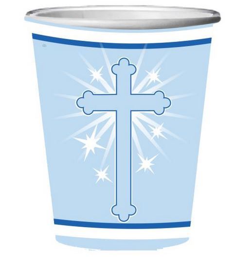 PK8 RELIGIOUS CUPS BLUE. DP31032