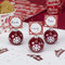 6 MERRY CHRISTMAS BAUBLE PLACE CARD HOLDERS. 599080