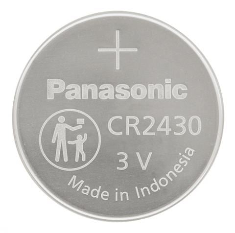 CR2430 Coin Battery - Panasonic 3V Lithium Cell | PANACR2430