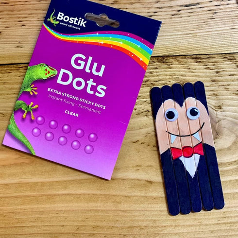 Bostik Sticky Dots - Extra Strong Clear Glue 64/Pack