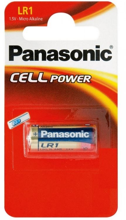 LR1 Alkaline Battery - Panasonic 1.5V Cell for Long-Lasting Power