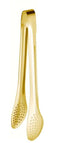 GOLD PLATED FOOD SERVING MULTIPURPOSE SERVING TONG 30CM (HOLE DESIGN). TS60681