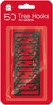 GIFTMAKER CHRISTMAS PLASTIC GREEN TREE HOOKS 50/PK. XAMGZ632