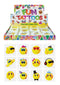 Smile Face Tattoos - 48 Pack Mini Temporary Tattoos for Kids N51043