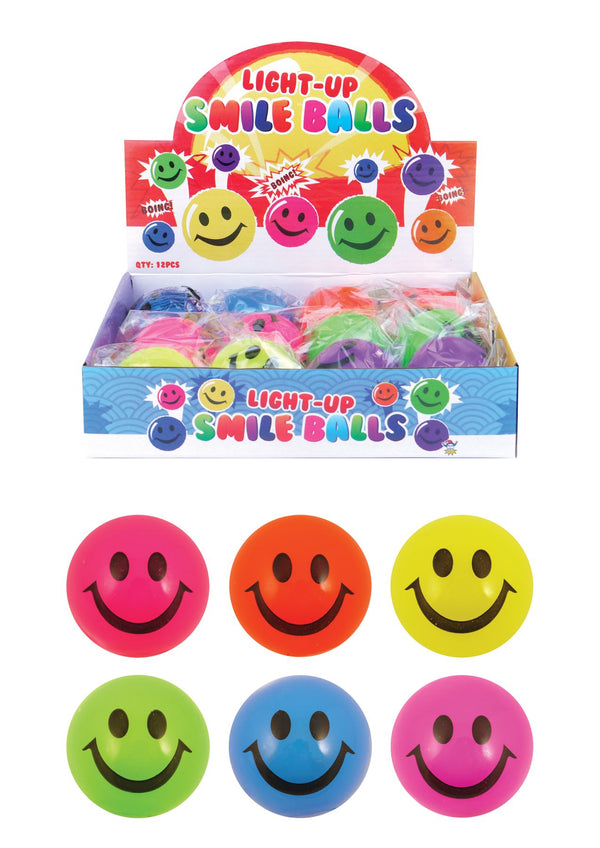 Smile Ball with Lights 5cm - Brighten Your Day with Fun!