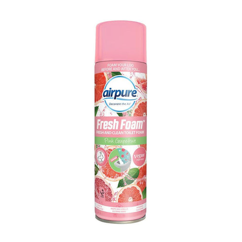 Pink Grapefruit Toilet Cleaner - AIRPURE Fresh Foam 500ml