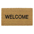 JVL WELCOME PVC BACKED COIR ENTRANCE DOOR MAT BROWN 33.5 X 60 CM. 02-424