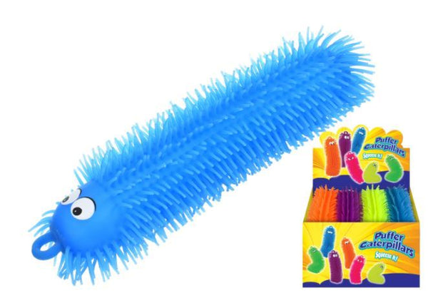 KANDY TOYS SQUEEZE PUFFER CATERPILLAR 32CM. TY5841