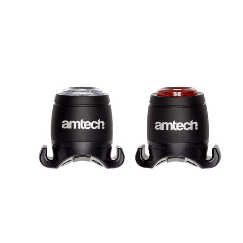 Rechargeable Bike Light Set - AMTECH AMS1829 High-Quality Lighting