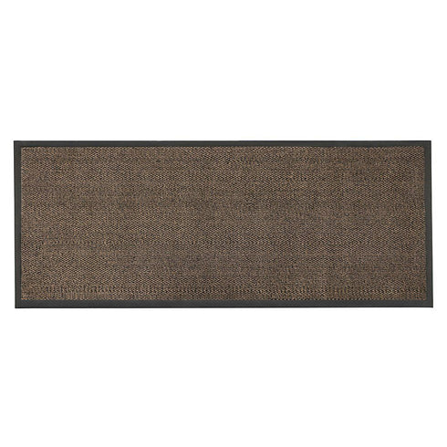 Barrier Door Mat - JVL Heavy Duty 60x150cm Brown/Black