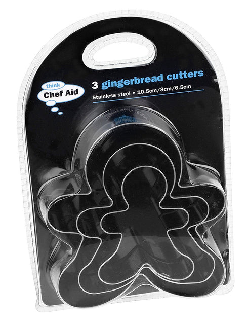Gingerbread Cutter Set - CHEF AID 3 PCS Family E03333