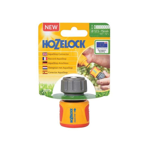 Hozelock Aquastop Connector 1/2 Inch - Quick Hose Disconnect
