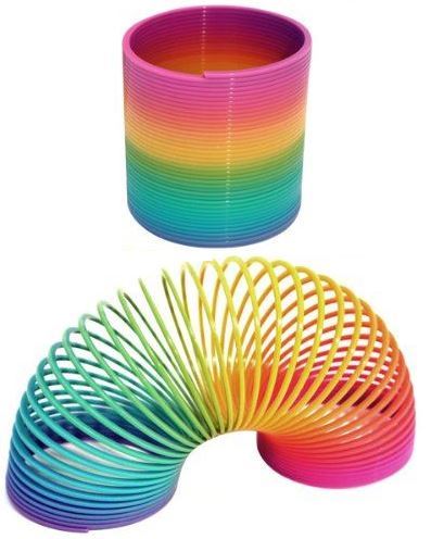 Rainbow Spring Slinky Toy - Classic Fun for Kids N68002