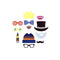 12PCS PHOTO BOOTH SELFIE PROPS PHOTO FRAME (ADULTS PARTY). PI329001