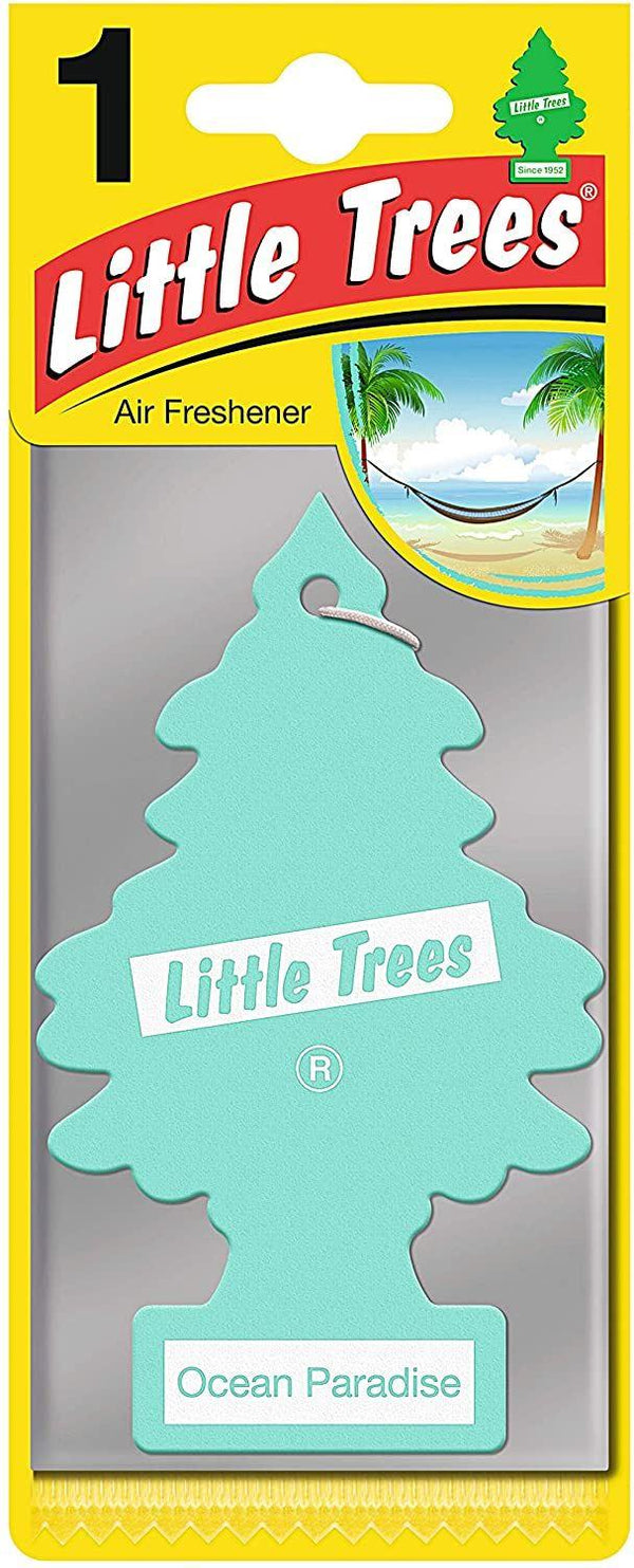 LITTLE TREES CAR AIR FRESHENER - OCEAN PARADISE. MTR0067