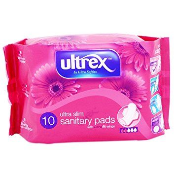 ULTREX ULTRA SLIM SANITARY PADS 10S. 5060110223374