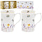 Bee Mugs Set - Busy Bees Mugs Set of 2, Perfect for Your Home | LP93883